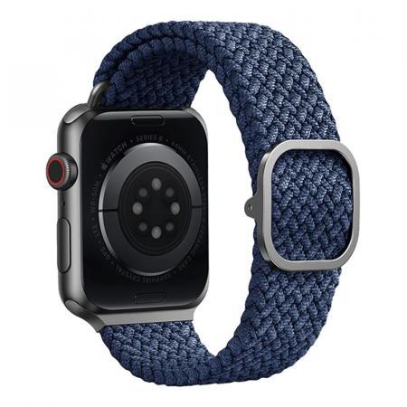 Ремешок UNIQ для Apple Watch 42/44/45 мм ASPEN Strap Braided (44MM-ASPOBLU) Синий