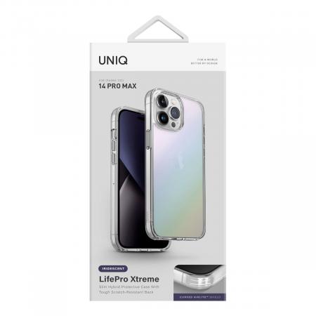 Чехол для iPhone 14 Pro Max UNIQ Lifepro Xtreme Iridescent (IP6.7PM(2022)-LPRXIRD) Радужный