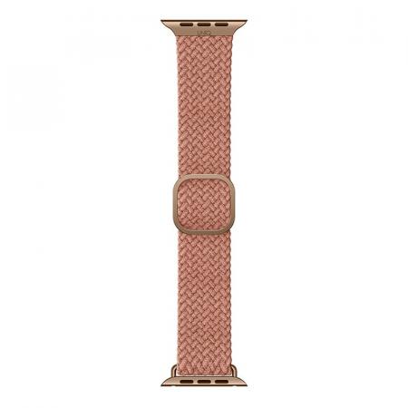 Ремешок UNIQ для Apple Watch 38/40/41 мм ASPEN Strap Braided (40MM-ASPPNK) Розовый