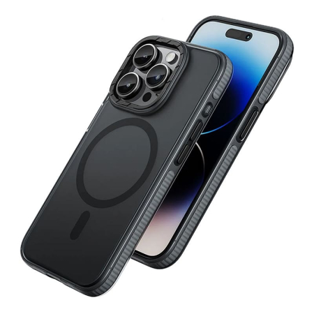 Чехол для Apple iPhone 15 Pro hoco. Lord Magnetic Protective Case (AS2) Black, черный