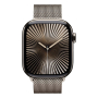 Apple Watch Series 10, 42 мм корпус из титана цвета «Natural», ремешок Milanese Loop цвета «Natural»