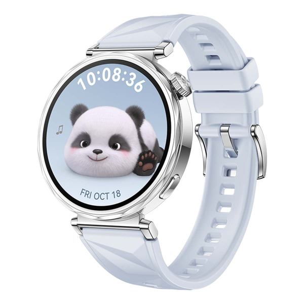 Часы HUAWEI Watch GT 5 Silver, 41 мм, цвет корпуса серебряный, цвет ремешка голубой