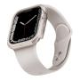 Чехол бампер для Apple Watch 7, 8 41 мм UNIQ Valencia Anodised Aluminium Bumper (41MM-VALSLGT) Золотой