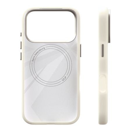 Чехол для iPhone 17 Pro Max с MagSafe VLP Aster Pro Case Белый