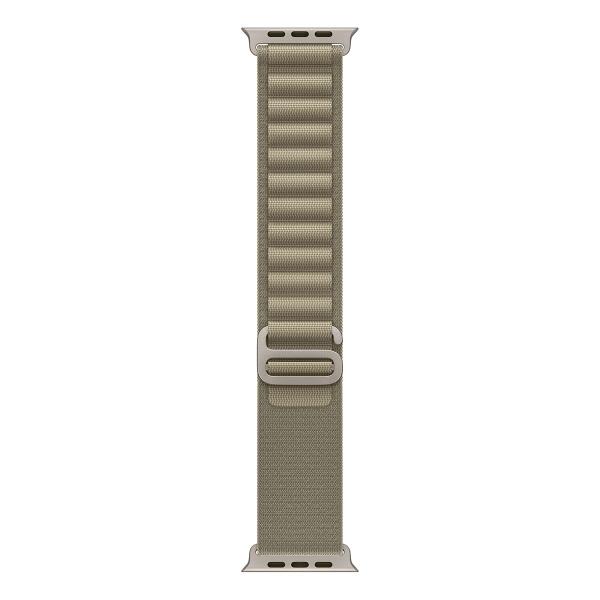 Apple Watch Ultra 2 (2023), 49 мм корпус из титана цвета «Natural», ремешок Alpine Loop размера S цвета «Olive»