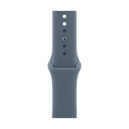 Apple Watch Series 11, 46 мм корпус из алюминия цвета «Space Gray», ремешок Sport Band размера M/L цвета «Anchor Blue»