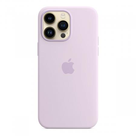 Чехол Silicone Case с MagSafe для Apple iPhone 14 Pro Max Сиреневый