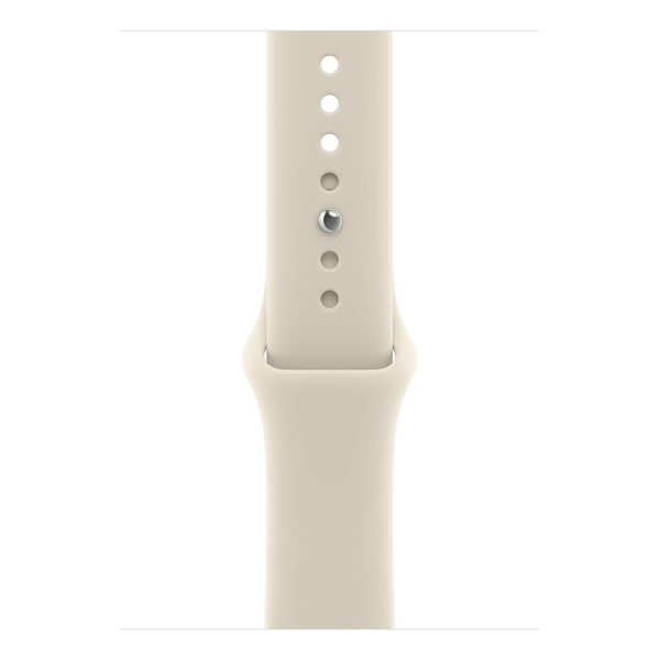 Apple Watch Series 12, 42 мм корпус из алюминия цвета «Light Gold», ремешок Sport Band размера S/M цвета «Sand»