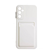 Чехол для Samsung A55 5G Silicone case с cardslot Белый