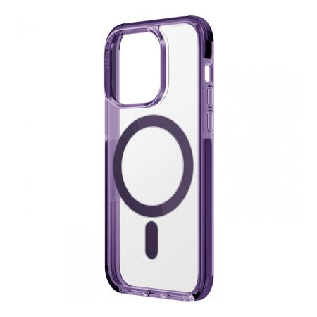 Чехол для iPhone 14 Pro с MagSafe UNIQ Combat (IP6.1P(2022)-COMAFMPUR) Фиолетовый