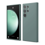 Чехол Silicone Cover для Samsung Galaxy S24 Ultra Темно-зеленый