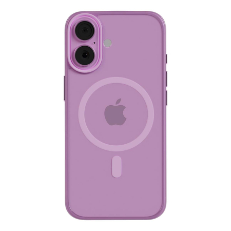 Чехол для iPhone 17 AceCase Soft Rim Pink, розовый