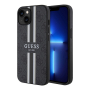 Чехол Guess для iPhone 13 с MagSafe PU 4G Stripes Hard (GUHMP13MP4RPSK) Черный