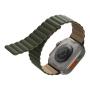 Ремешок UNIQ для Apple Watch 49/45/44/42 мм Revix reversible Magnetic Premium Edition (49MM-REVMGRNTAN) Зеленый/Бежевый