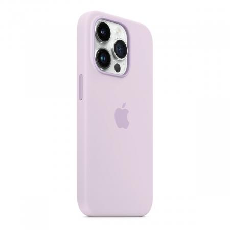 Чехол Silicone Case MagSafe для Apple iPhone 14 Pro Сиреневый