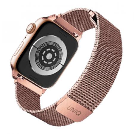 Ремешок UNIQ для Apple Watch 38/40/41 мм Dante Strap Mesh Steel (40MM-DANRGD) Розовое золото