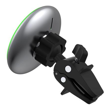 Магнитный держатель c зарядкой WiWU LIBERATOR 15W (CH-308) Черный