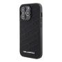 Чехол Karl Lagerfeld для iPhone 15 Pro Max PU Quilted Logo pattern Hard (KLHCP15XPQKPMK) Черный