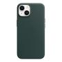 Чехол Leather Case MagSafe для Apple iPhone 14 «Forest Green» Зеленый