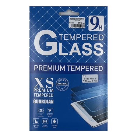 Защитное стекло для iPad mini 6" Tempered Glass 9H 0,26 мм/2.5D Глянцевое