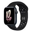 Apple Watch Nike SE (2022), 44 мм корпус из алюминия цвета «Midnight», ремешок Nike Sport Band размера S/M цвета «Black/Black»