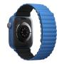 Ремешок UNIQ для Apple Watch 49/45/44/42 мм Revix reversible Magnetic (45MM-REVBLUBLK) Синий/Черный