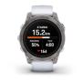 Часы Garmin EPIX PRO GEN 2 47 мм Sapphire Titanium whitestone, белый