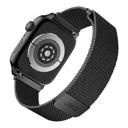 Ремешок UNIQ для Apple Watch 38/40/41 мм Dante Strap Mesh Steel (40MM-DANGRP) Графитовый