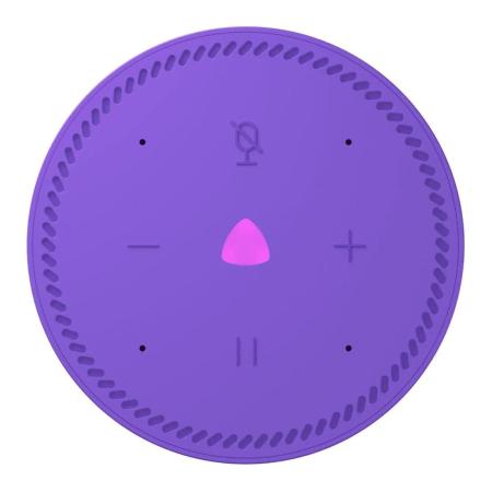 Умная колонка Яндекс.Станция Лайт с рисунком Смешарики Фиолетовый