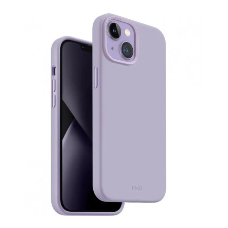 Чехол для iPhone 14 UNIQ Lino (IP6.1(2022)-LINOLAV) Лавандовый