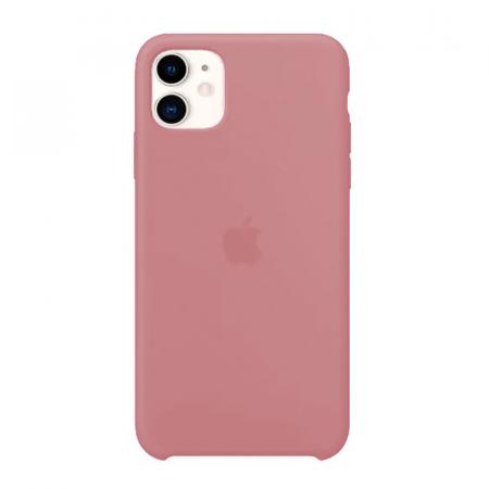 Чехол Silicone Case для Apple iPhone 11 Light Pink, нежно-розовый