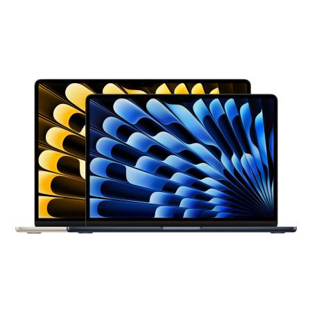 Apple MacBook Air 15" (M2, 8C CPU, 10C GPU, 2023) 8/512Gb SSD (MQKX3) Midnight, «тёмная ночь»