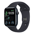 Apple Watch SE (2022), 44 мм корпус из алюминия цвета «Midnight», ремешок Sport Band размера S/M цвета «Midnight»