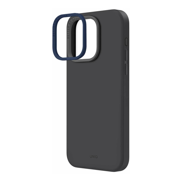 Чехол для iPhone 15 Pro Max с Magsafe UNIQ Lino (IP6.7P(2023)-LINOHMGRY) Серый