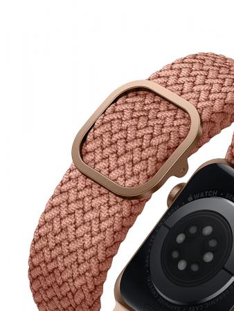 Ремешок UNIQ для Apple Watch 38/40/41 мм ASPEN Strap Braided (40MM-ASPPNK) Розовый
