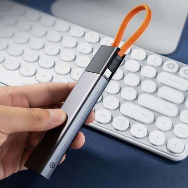 Хаб Xiaomi Type-C 5в1 3×USB-A + USB-C + HDMI 4K (MWCMA05) Серый