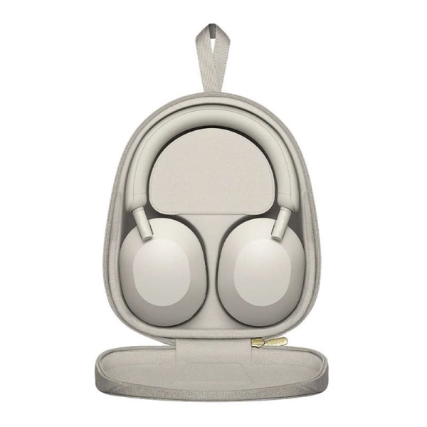 Беспроводные наушники с шумоподавлением Sony (WH-1000XM5) Platinum Silver, белый