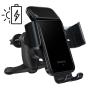 Автомобильный держатель Baseus Smart Solar Power Wireless Car Mount Electric Holder (SUZG000001) Чёрный