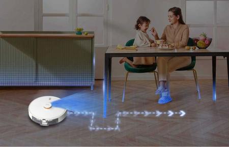 Робот-пылесос Xiaomi Lydsto R1 PRO Robot Vacuum Cleaner (HD-STYTJ-W03) со станцией самоочистки (HD-JCB-W03) Белый