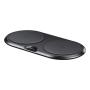Беспроводное зарядное устройство Baseus 2в1 Metal Dual Wireless Charger (WXXHJ-A01) Black, черный