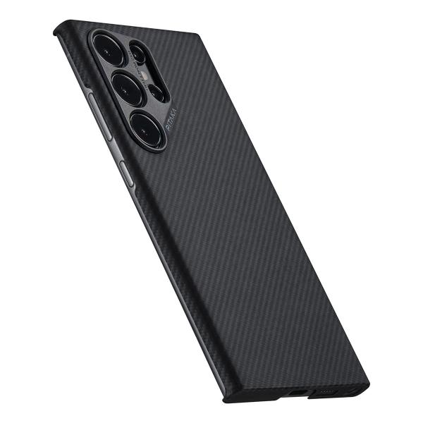 Чехол для Samsung Galaxy S24 Ultra Pitaka MagEZ 4 Case кевлар (KS2401U) Чёрный