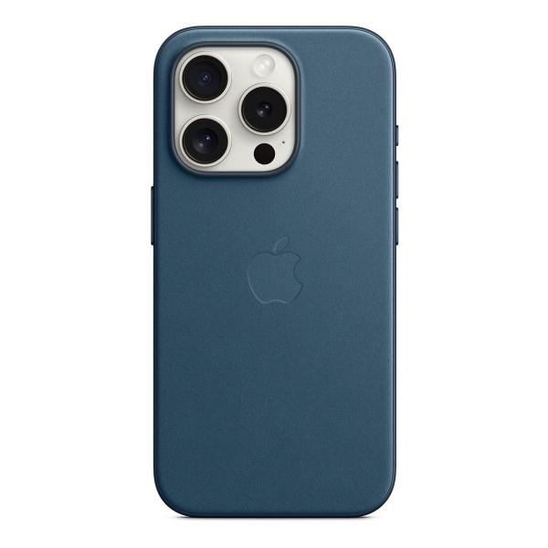 Чехол FineWoven Case для Apple iPhone 15 Pro с MagSafe Pacific Blue, синий