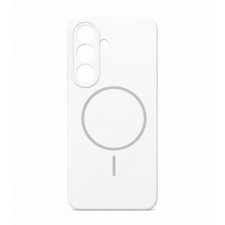 Чехол для Samsung Galaxy S26 с MagSafe Silicone Case Белый