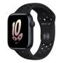 Apple Watch Nike Series 8, 45 мм корпус из алюминия цвета «Midnight», ремешок Nike Sport Band размера S/M цвета «Black/Black»