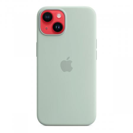 Чехол Silicone Case MagSafe для Apple iPhone 14 Зеленый
