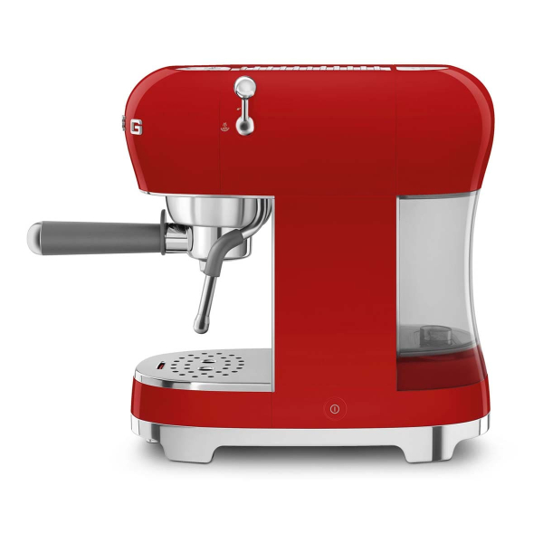 Кофемашина эспрессо SMEG 50s style (ECF02RDEU) Красный