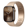 Apple Watch Series 10, 46 мм корпус из титана цвета «Gold», ремешок Link Bracelet цвета «Gold»