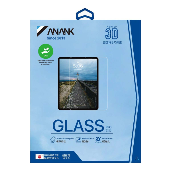 Защитное стекло для iPad Air 13" (2024) Anank curved clear glass Глянцевое