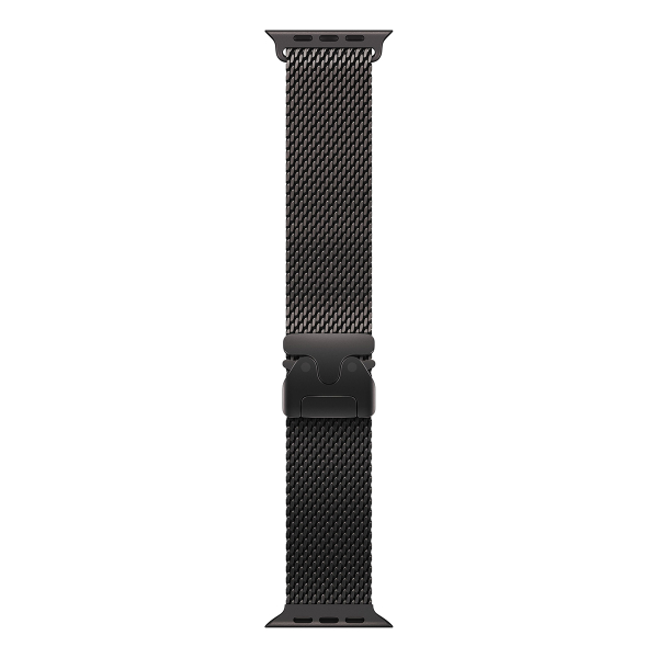 Apple Watch Ultra 4, 49 мм корпус из титана цвета «Black», ремешок Titanium Milanese Loop цвета «Black» размера M