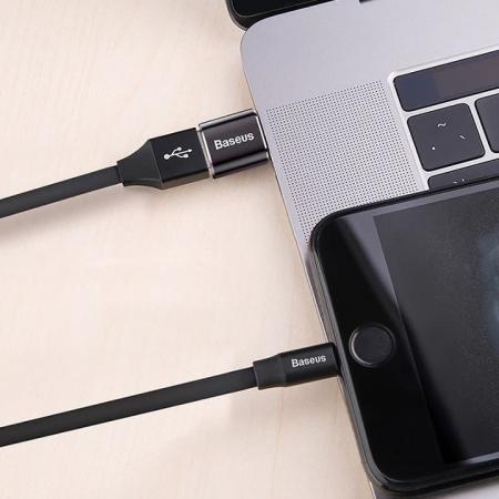 Адаптер Baseus USB-А - USB Type-C (CATOTG-01) Черный